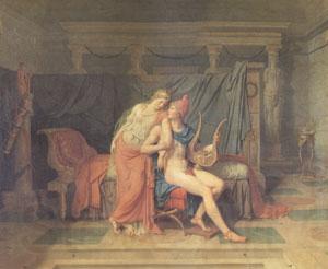 Jacques-Louis  David The Love of Paris and Helen (mk05) Norge oil painting art